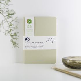Recycled SUCSEED A5 Notebook - Kiwi